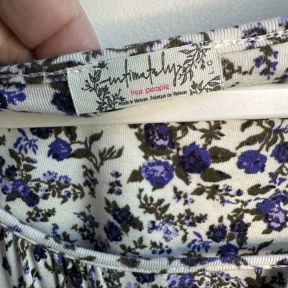 Intimately Free People Kaya  Floral Print Bodysuit sz L - Picture 4 of 6